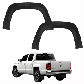 Par Moldura Paralama Traseira Vw Amarok 2010 Até 2022