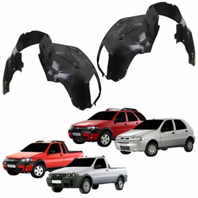 Par Parabarro Dianteiro Fiat Palio Strada Weekend Adventure Working 2001 Até 2008