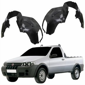 Par Parabarro Dianteiro Fiat Strada Working 2001 Até 2008