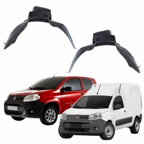 Par Parabarro Dianteiro Fiat Uno Vivace Fiorino 2011 Até 2016