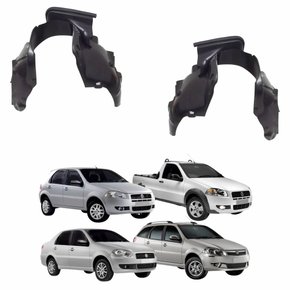 Par Parabarro Dianteiro Fiat Palio Strada Siena G4 Palio Weekend 2008 Até 2011