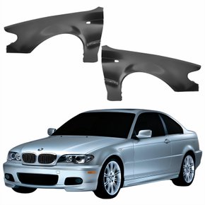 Par Paralama Dianteiro Bmw Série 3 2002 2003 2004 2005