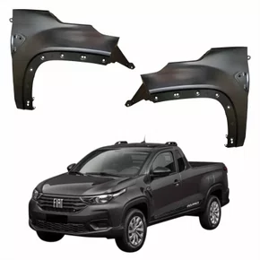 Par Paralama Fiat Strada 2020 Até 2024
