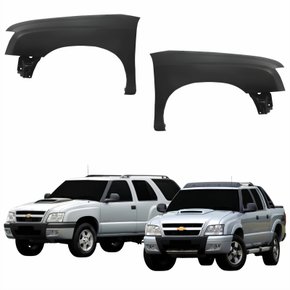 Par Paralama Gm S-10 Blazer Pitbul 2001 até 2011