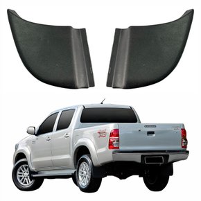 Par de Pisante Parachoque Traseiro Toyota Hilux Srv 2005 Até 2015