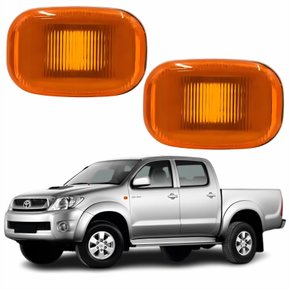 Par Pisca Para-lama Toyota Hilux 2005 Até 2011 Âmbar
