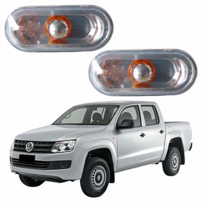 Par Pisca Para-lama Vw Amarok 2010 Até 2015 Cristal