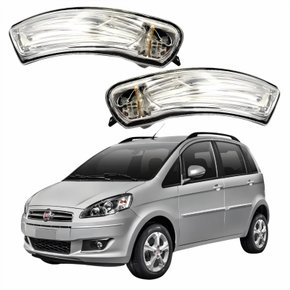 Par Pisca Retrovisor Fiat Idea 2011 Até 2016 Original