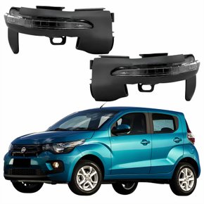 Par Pisca Retrovisor Fiat Mobi 2014 Até 2022