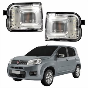 Par Pisca Retrovisor Fiat Uno Vivace 2011 2012 2013 2014 2015