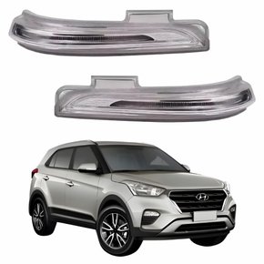 Par Pisca Retrovisor Hyundai Creta 2016 Até 2021