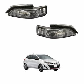 Par Pisca Retrovisor Toyota Yaris 2017 Até 2023