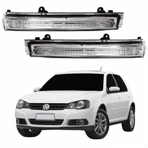 Par Pisca Retrovisor Vw Golf 2013 2014