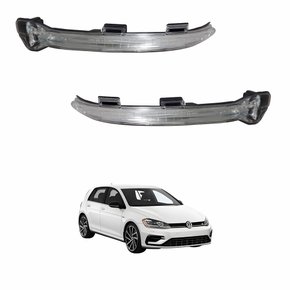 Par Pisca Retrovisor Vw Golf 2014 Até 2021