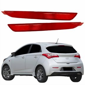 Par Refletor Parachoque Traseiro Hyundai Hb20 2012 2013 2014 2015