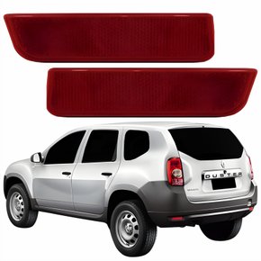 Par Refletor Parachoque Traseiro Renault Duster 2012 2013 2014 2015