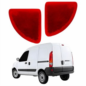 Par Refletor Parachoque Traseiro Renault Kangoo 2000 Até 2016