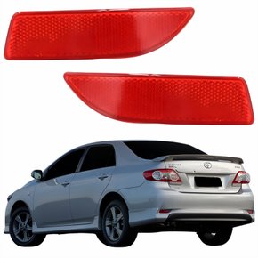 Par Refletor Parachoque Traseiro Toyota Corolla 2012 2013 2014