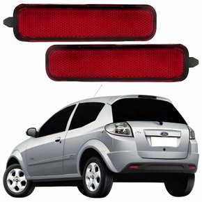Par Refletor Traseiro Parachoque Ford Ka 2012 2013 2014