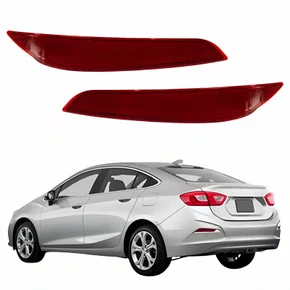 Par Refletor Traseiro Parachoque Gm Cruze Sedan 2017 Até 2021
