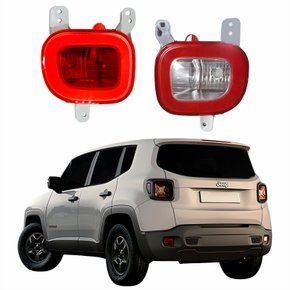 Par Refletor Traseiro Parachoque Jeep Renegade 2015 Até 2020