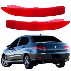 Par Refletor Traseiro Parachoque Peugeot 408 2012 2013 2014 2015 2016