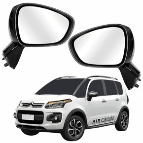 Par Retrovisor Citroen Aircross 2011 2012 2013 2014 2015 Elétrico Com Capa Primer