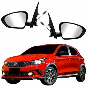 Par Retrovisor Fiat Argo 2017 Até 2021 Com Controle