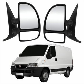 Par Retrovisor Fiat Ducato 2005 Até 2017 Manual