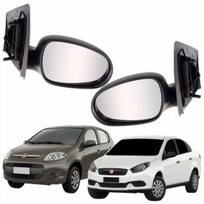 Par Retrovisor Fiat Grand Siena 2012 Até 2021 Palio 2012 Até 2016 Sem Controle Original