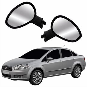 Par Retrovisor Fiat Linea 2007 Até 2015 Elétrico Sem Tampa