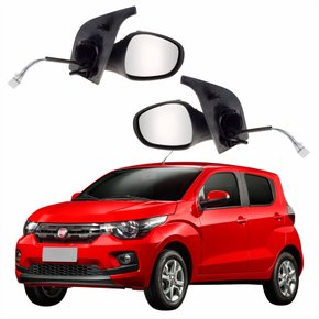 Par Retrovisor Fiat Mobi 2016 2017 2018 2019 2020 Com Pisca Elétrico