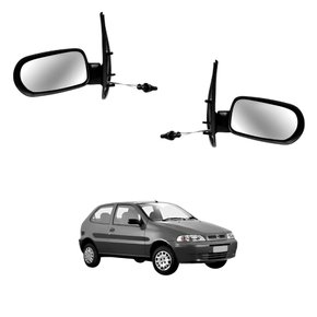 Par Retrovisor Fiat Palio 2004 2005 2006 2007 2 Portas Com Controle