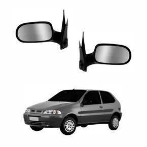 Par Retrovisor Fiat Palio 2004 2005 2006 2007 2 Portas Sem Controle