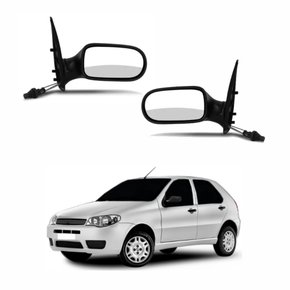 Par Retrovisor Fiat Palio 2004 2005 2006 2007 4 Portas Com Controle