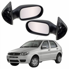 Par Retrovisor Fiat Palio 2004 Até 2010 4 Portas Sem Controle