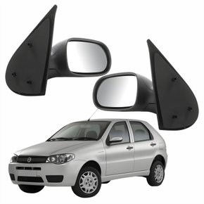 Par Retrovisor Fiat Palio 2004 Até 2010 4 Portas Sem Controle