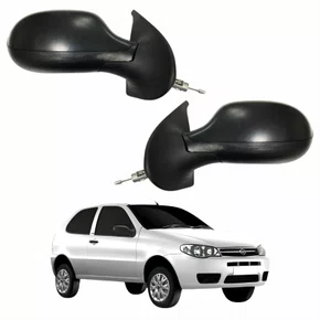 Par Retrovisor Fiat Palio 2008 Até 2011 2 Portas Com Controle METAGAL