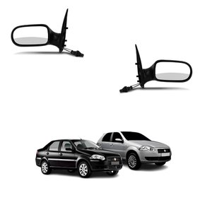 Par Retrovisor Fiat Palio Siena 2011 Até 2016 4 Portas Com Controle