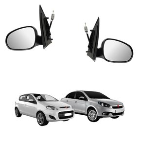 Par Retrovisor Fiat Palio 2012 Até 2016 Gran Siena 2012 Até 2021 Com Controle
