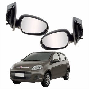 Par Retrovisor Fiat Palio 2012 Até 2016 Sem Controle Original