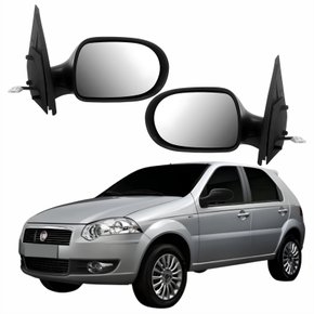 Par Retrovisor Fiat Palio Atractive 4 Portas 2011 Até 2015 Elétrico