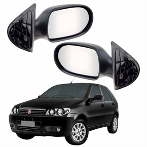 Par Retrovisor Fiat Palio Economy Fire 2011 Até 2017 4 Portas Sem Controle Original