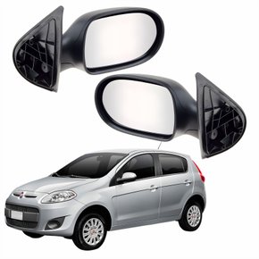 Par Retrovisor Fiat Palio Es Attractive 2011 Até 2016 4 Portas Sem Controle Original