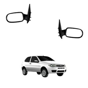 Par Retrovisor Fiat Palio Fire Economy 2011 Até 2016 2 Portas Sem Controle