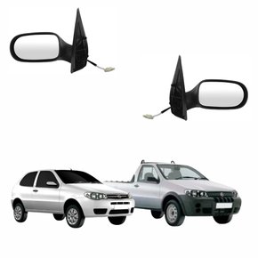 Par Retrovisor Fiat Palio Strada 2011 Até 2016 2 Portas Eletrico