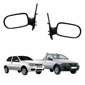 Par Retrovisor Fiat Palio Strada 2011 Até 2016 2 Portas Sem Controle