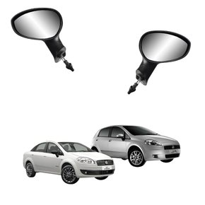 Par Retrovisor Fiat Punto Linea 2007 Até 2015 Com Controle
