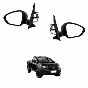 Par Retrovisor Fiat Strada 2020 Até 2024 Com Controle
