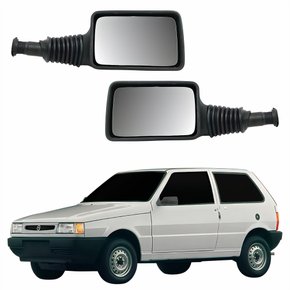 Par Retrovisor Fiat Uno Ep Sx Young Smart 1994 Até 2004 2 e 4 Portas Sem Controle